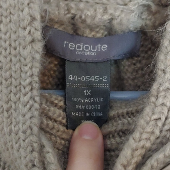 NEW Redoute cowl-neck cardigan - Picture 6 of 6